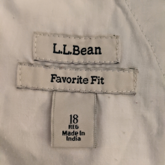 LLBean Gray/Blue Cargo Skirt Size 18 - Picture 4 of 4